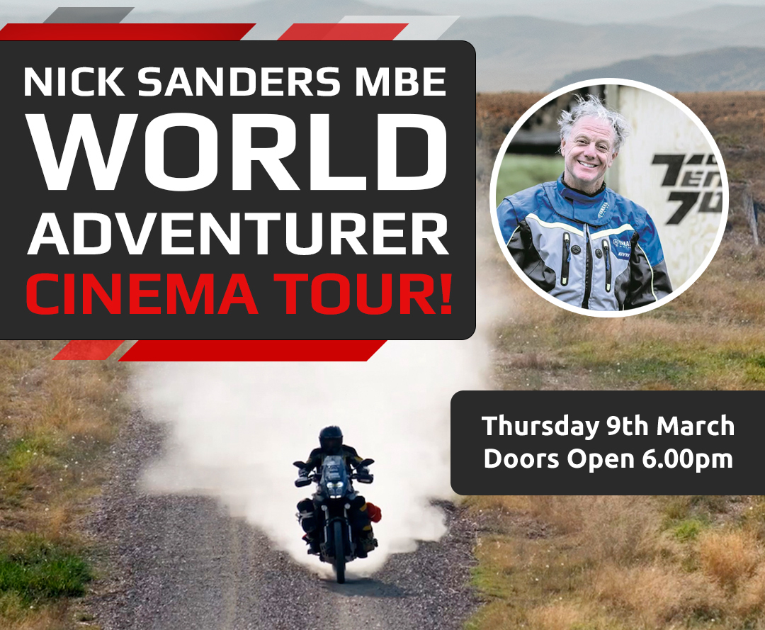 Nick Sanders MBE Film Show Hunts Yamaha Manchester